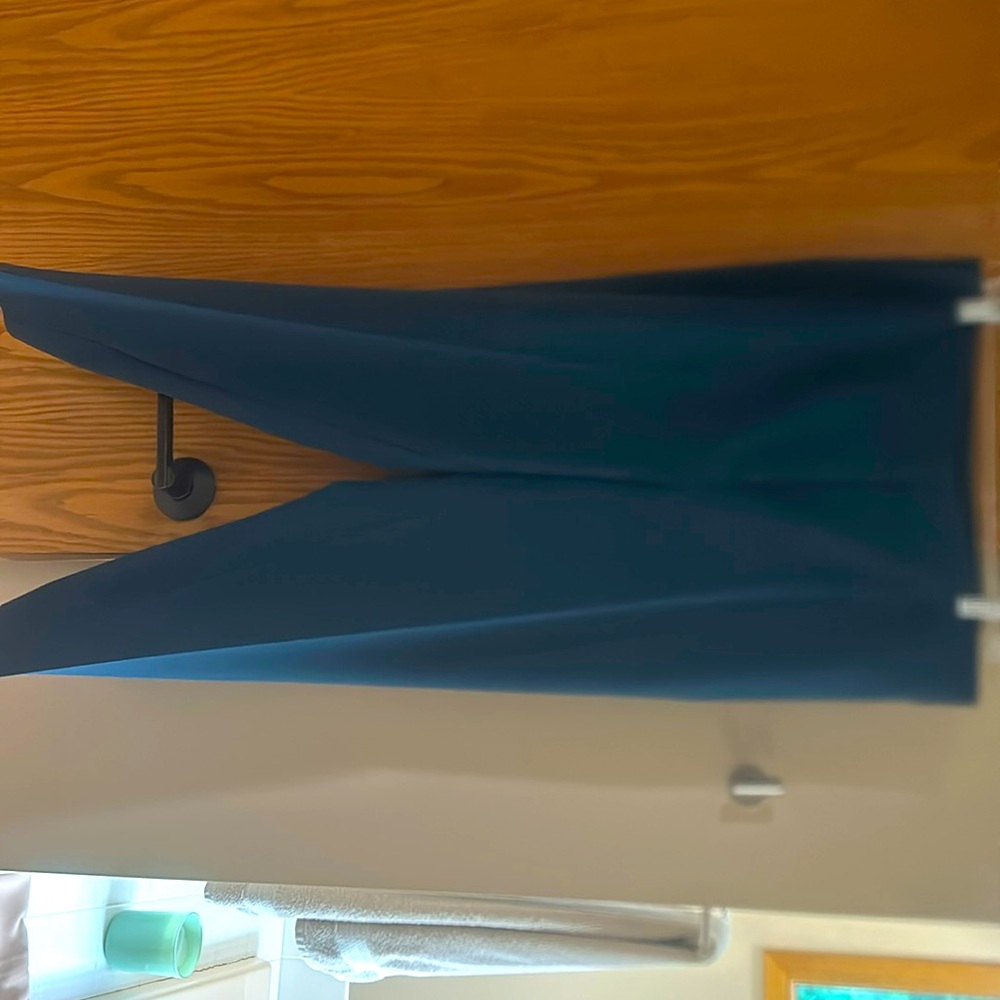Ann Taylor 10 PETITE Curvy Teal